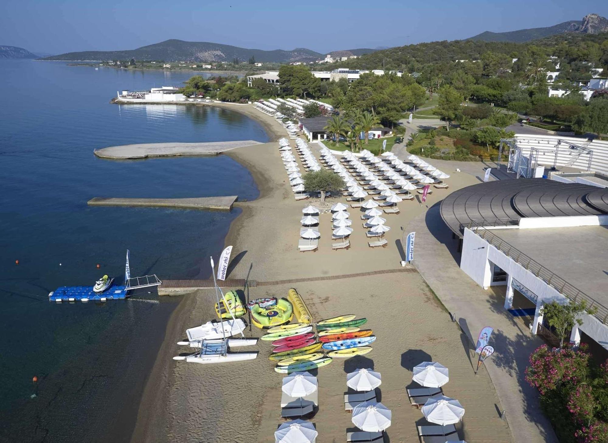 Hydra Beach Resort Thermisia Bagian luar foto